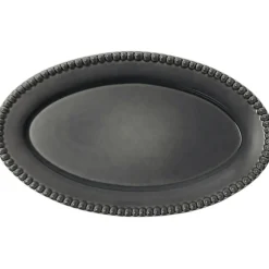 Daria Platter Oval 35 cm, Clean Grey