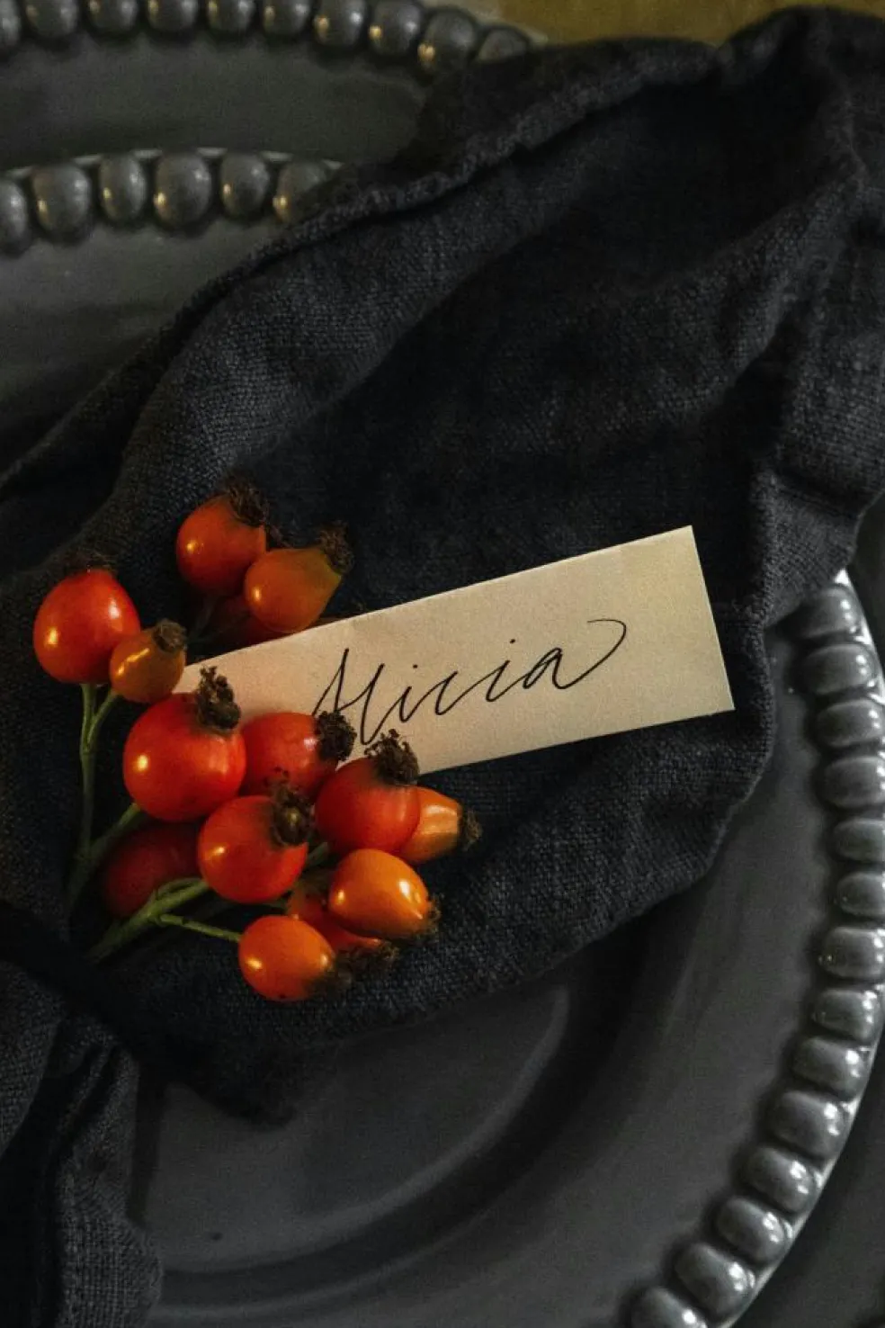 Daria Platter Oval 35 cm, Clean Grey