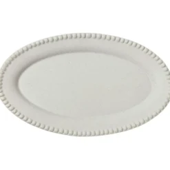 Daria Platter Oval 35 cm, Clean Grey