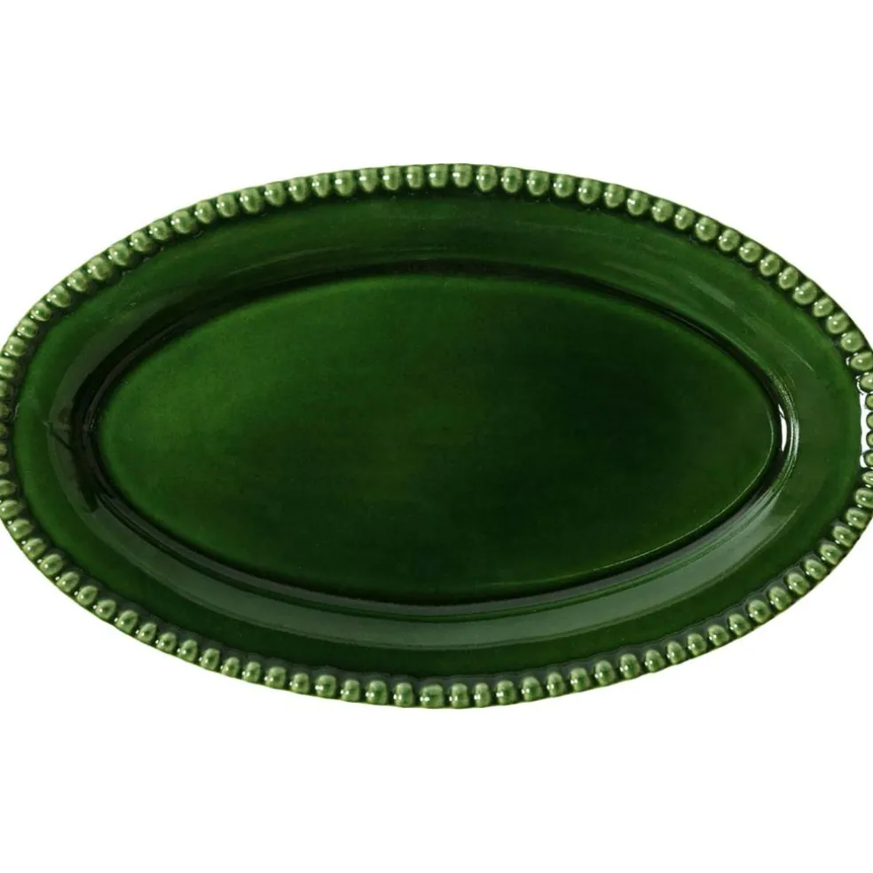 DARIA Platter Oval 35 cm, Moss