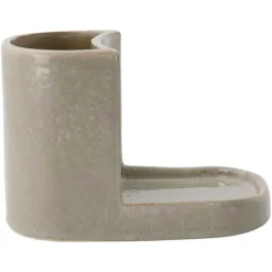 Datura Brush & Soap Holder, Shellish Grey