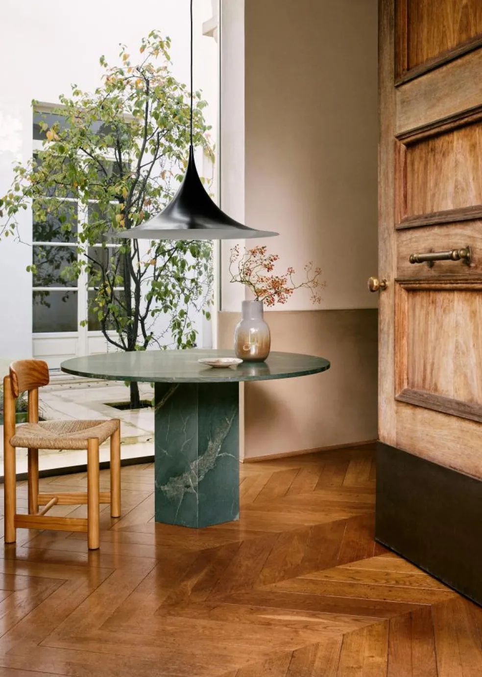 Daumiller Side Chair, Golden Pine