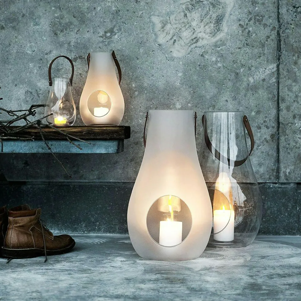 Design With Light Lantern 24.8 cm, Clear