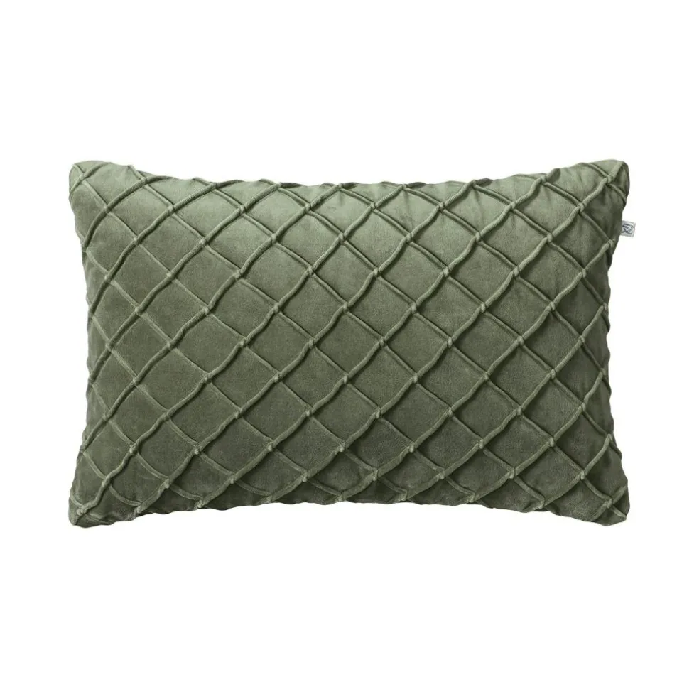 Deva Cushion Cover 50x50cm, Forest Green