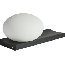 Dew Table Lamp / Wall Lamp, Black Painted Ash