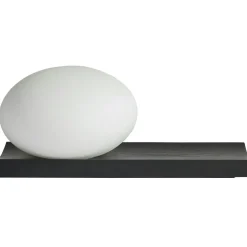 Dew Table Lamp / Wall Lamp, Black Painted Ash