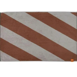 Diagonal Bath Mat 50x80 cm, Mint