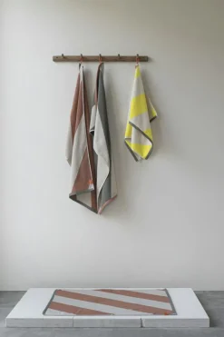 Diagonal Bath Mat 50x80 cm, Mint