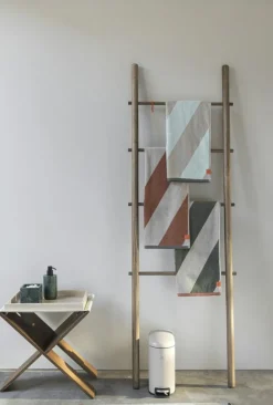 Diagonal Bath Mat 50x80 cm, Mint