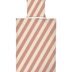 Diagonal Bed Set 140x220 + 60x63 cm, Sand / Brick