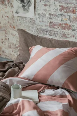 Diagonal Bed Set 140x220 + 60x63 cm, Sand / Brick