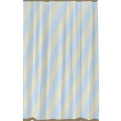 Diagonal Shower Curtain 150x200 cm, Dark Grey