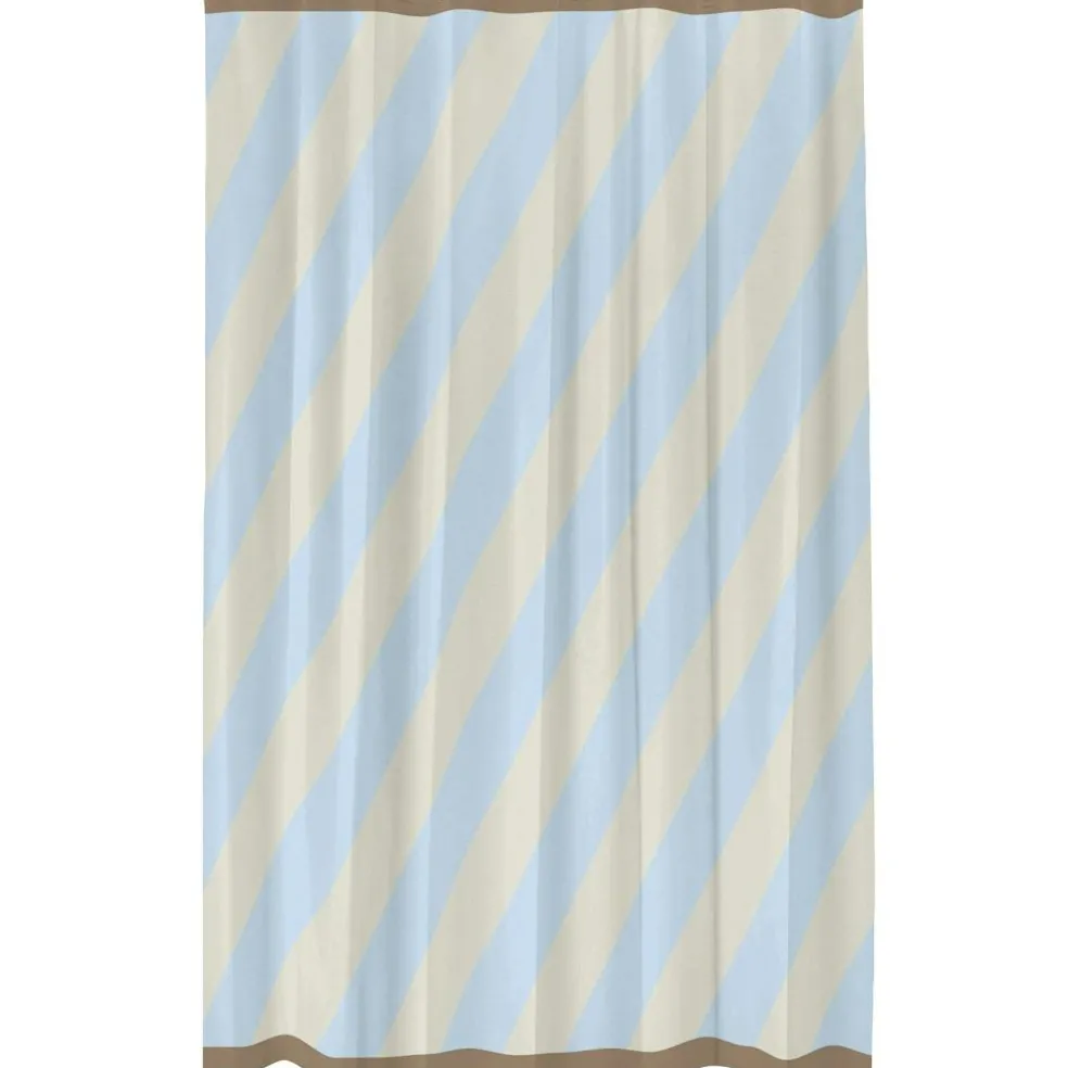 Diagonal Shower Curtain 150x200 cm, Dark Grey