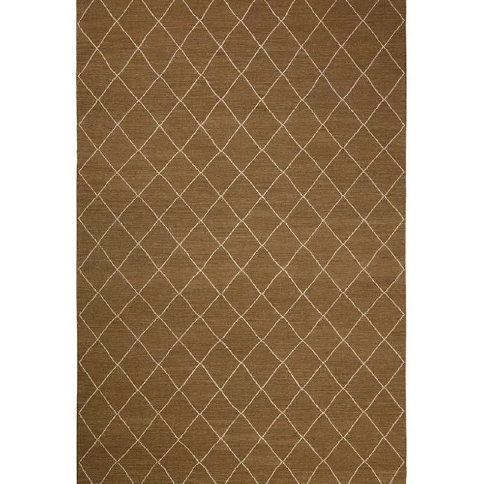 Diamond Rug 230x336cm, Mocha/Off White