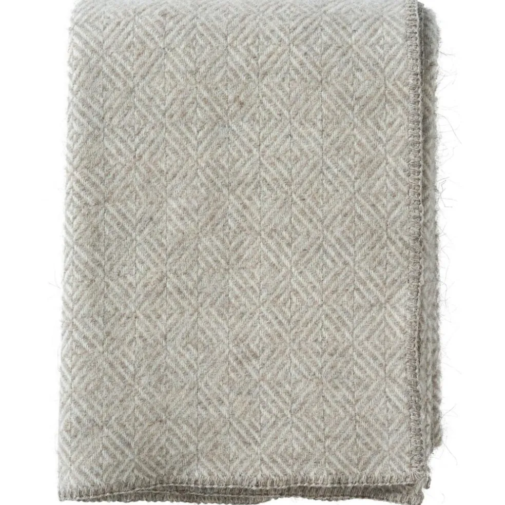 Diamonds Throw 130x180 cm, Natural Beige