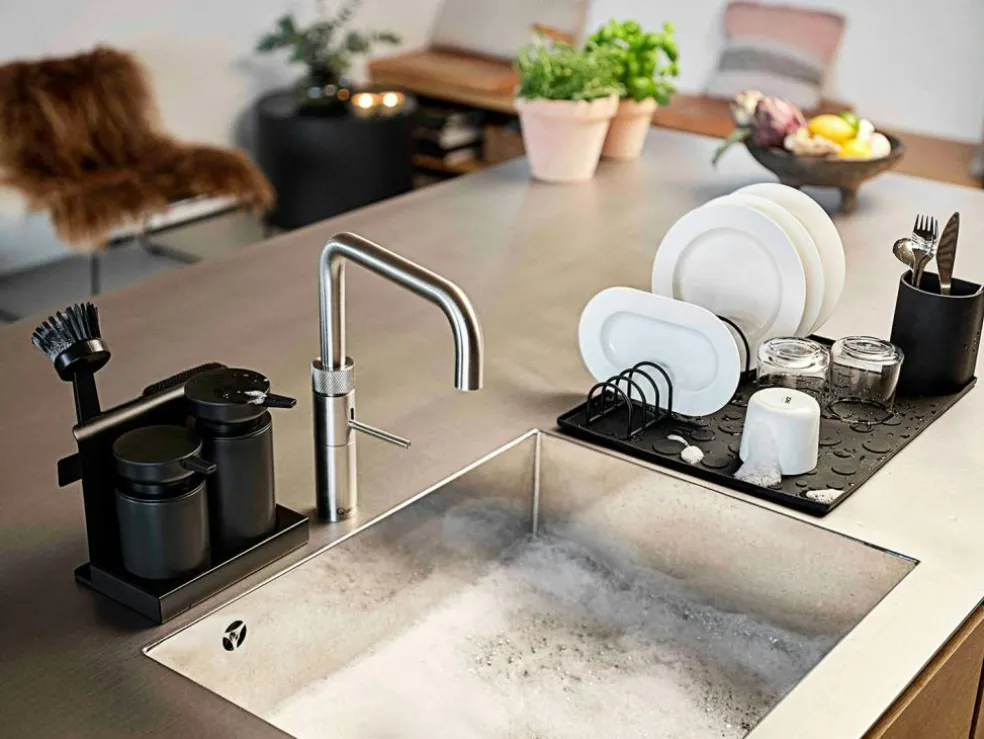 DIISH Dish Set 4 Pieces, Warm Grey