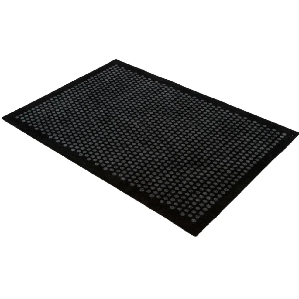 Dot Doormat 40x60cm, Black/Grey