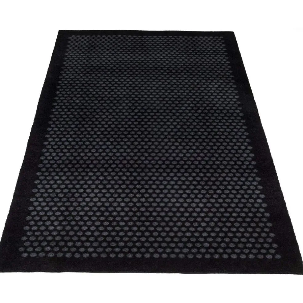 Dot Doormat 40x60cm, Black/Grey