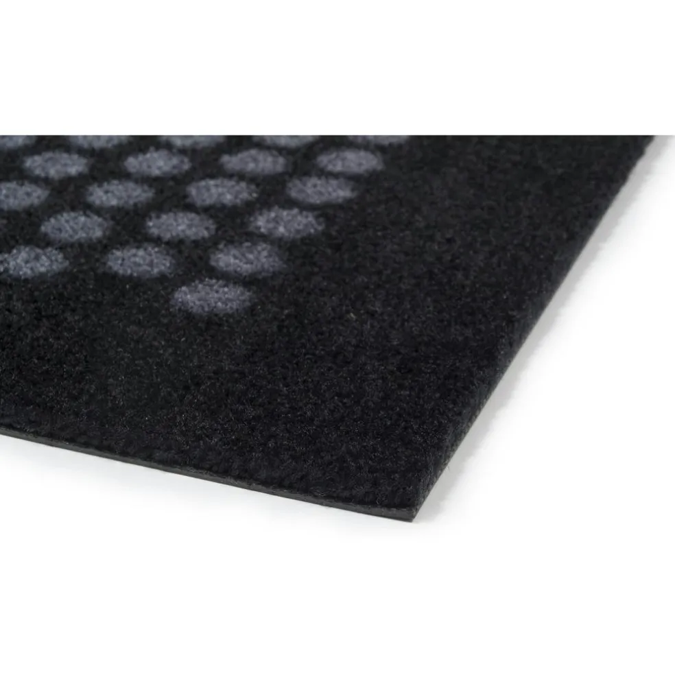 Dot Doormat 40x60cm, Black/Grey