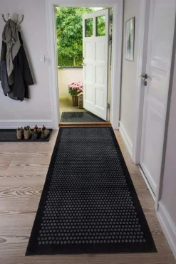 Dot Doormat 40x60cm, Black/Grey