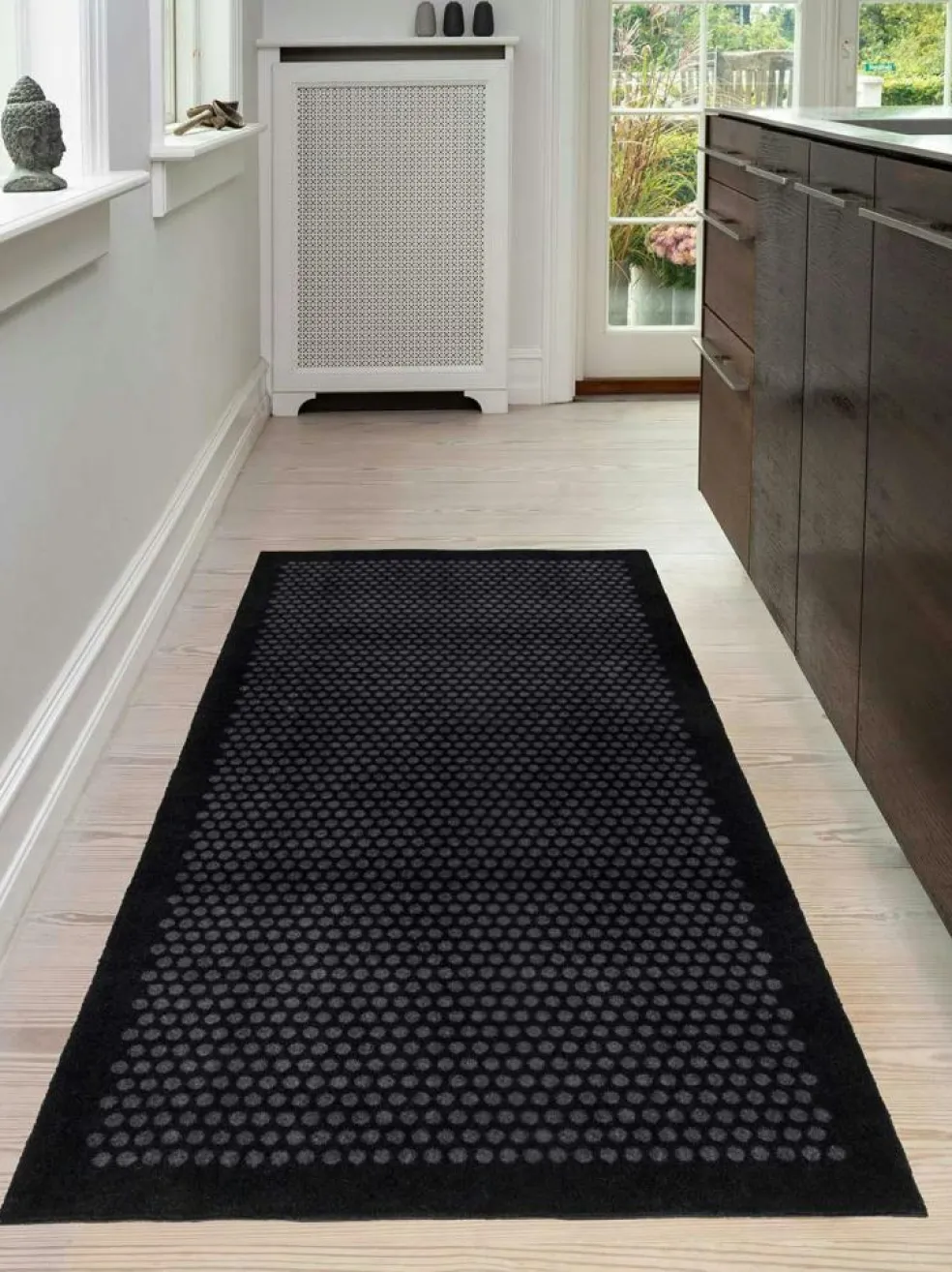 Dot Doormat 40x60cm, Black/Grey