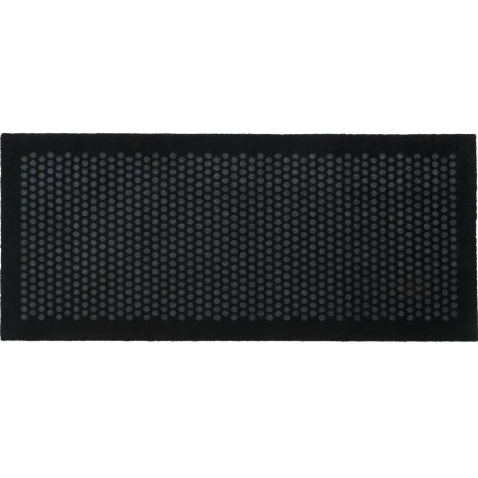 Dot Doormat 40x60cm, Black/Grey