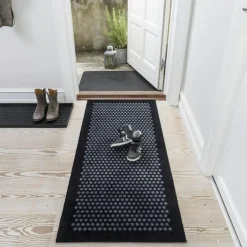 Dot Doormat 40x60cm, Black/Grey