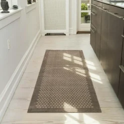Dot Doormat 67x200cm, Sand