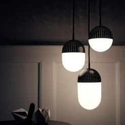 Dot Pendant L, Black