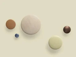 Dots Hook Metal Ø2,7 cm, Taupe