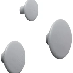 Dots Hook Wood Ø17 cm, Oak