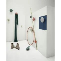 Dots Hook Wood Ø17 cm, Oak