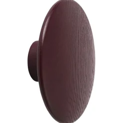 Dots Hook Wood Ø17 cm, Oak