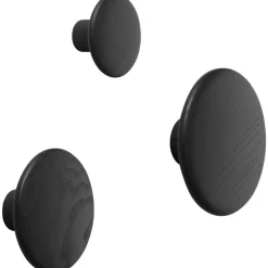 Dots Hook Wood Ø9 cm, Oak