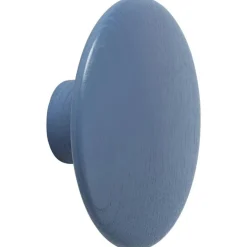 Dots Hook Wood Ø13 cm, Off-white