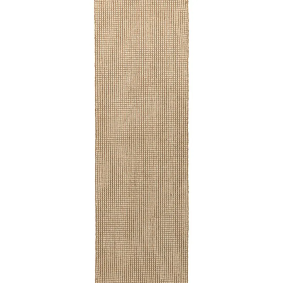 Dotted Wool Rug Natural, 75x150 cm