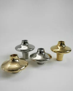 Doublet Candlestick 6,5 cm, Silver