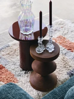 Drip Candle Holder Clear, S / 14 cm