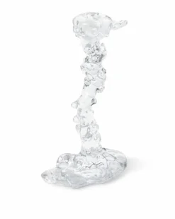 Drip Candle Holder Clear, S / 14 cm