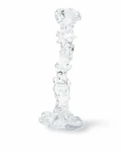 Drip Candle Holder Clear, S / 14 cm