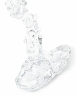 Drip Candle Holder Clear, S / 14 cm