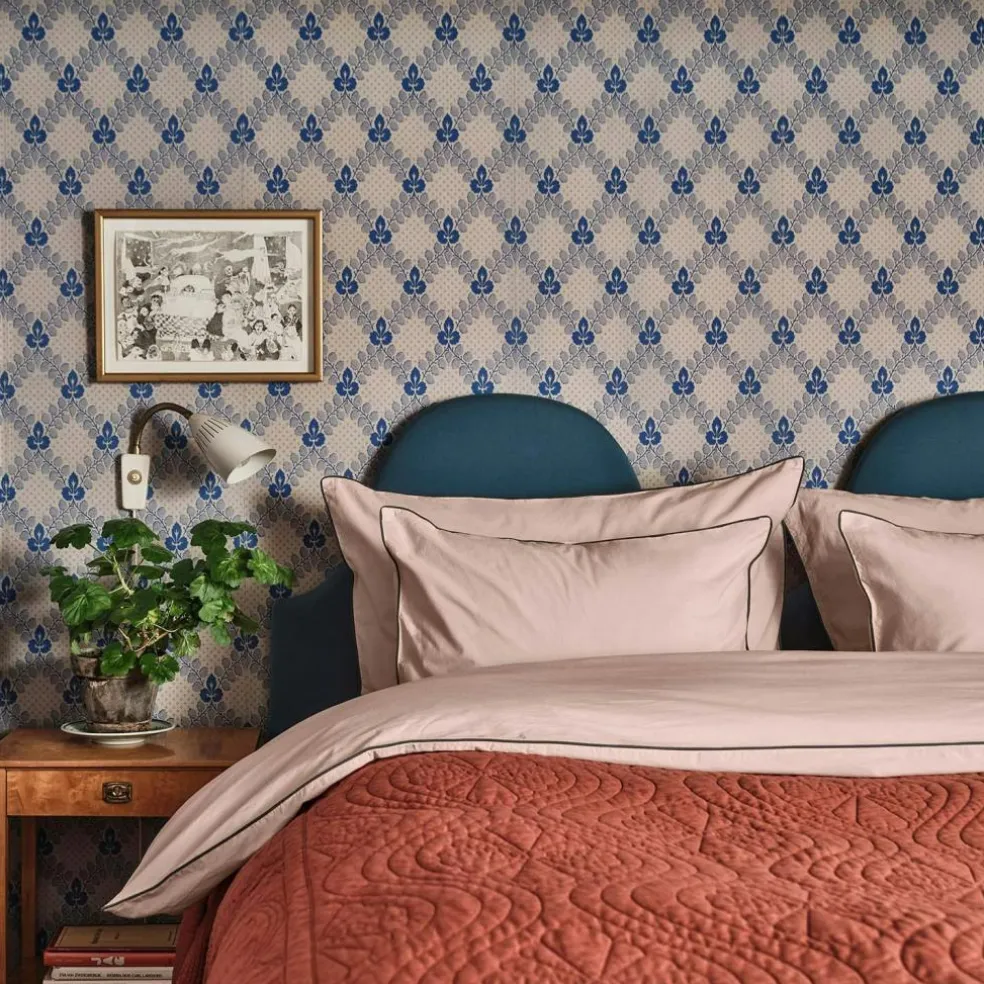 Durham Dusk Bedspread 180x260 cm, Yellow/Rust