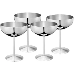 Dyane Ice Cream Goblet Stainless Steel 4-pack, 14 cm