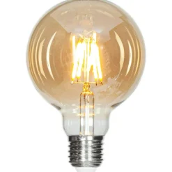 E27 LED dimmable Globe 4W 2000K 320lm 95 mm, Amber