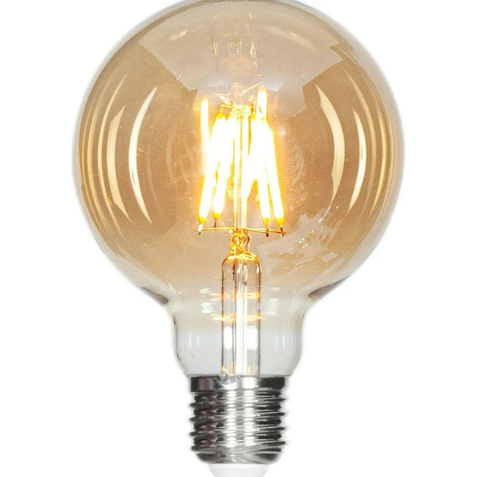 E27 LED dimmable Globe 4W 2000K 320lm 95 mm, Amber