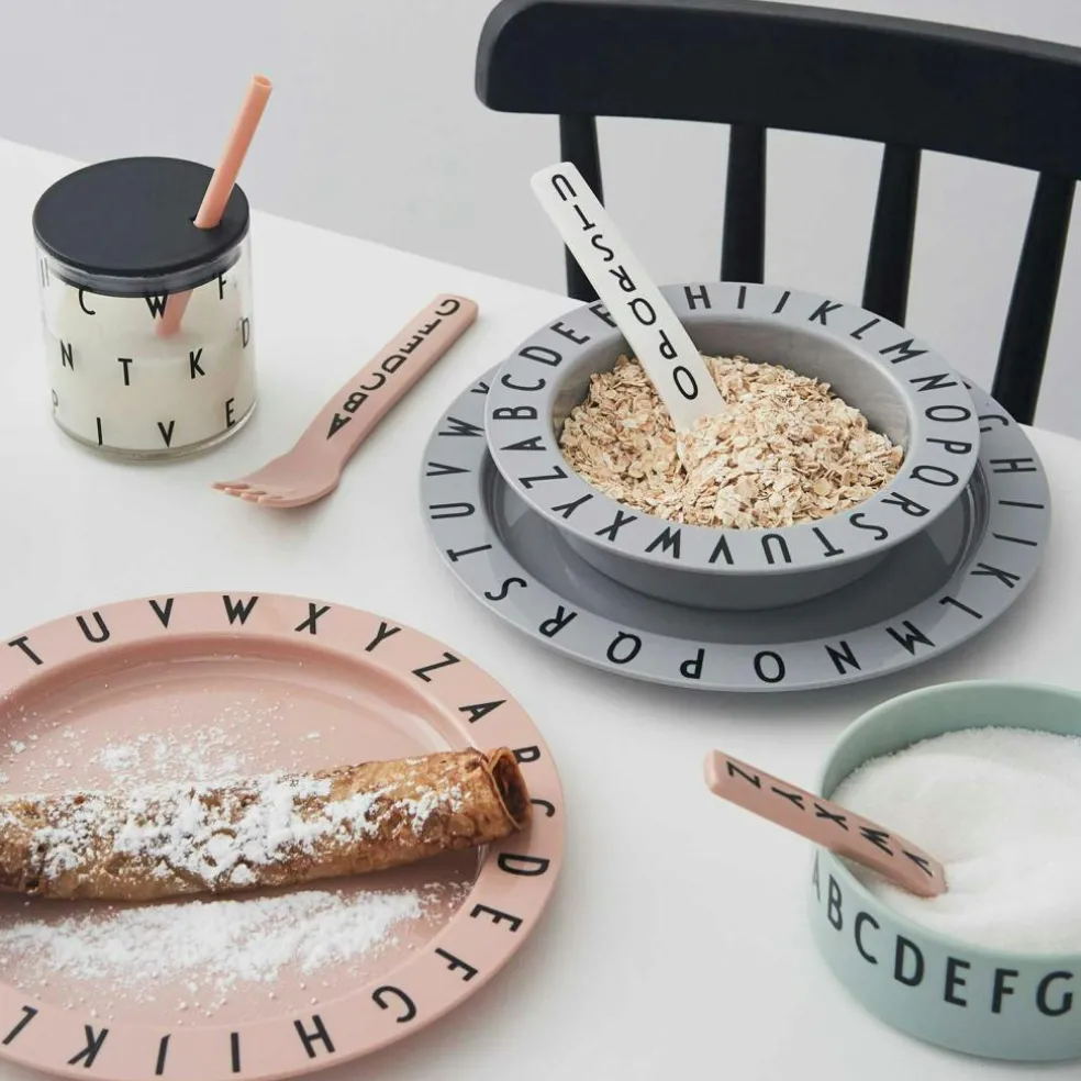 Eat & Learn Deep Plate, White