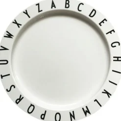 Eat & Learn Plate, White