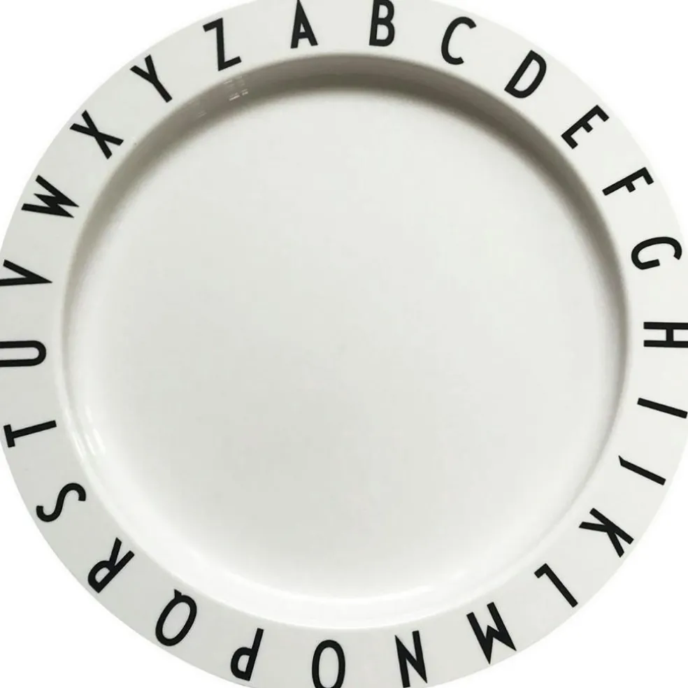Eat & Learn Plate, White