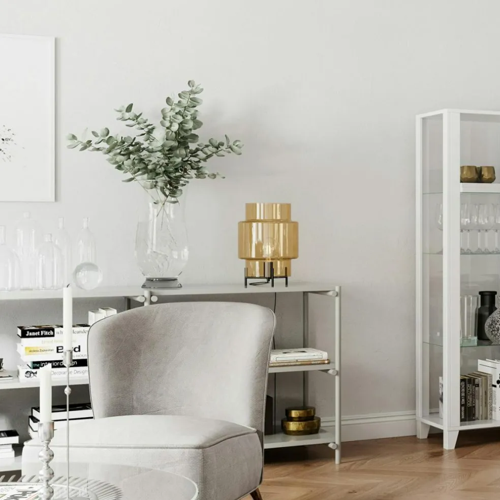 Ebbot Table Lamp 37 cm, Amber