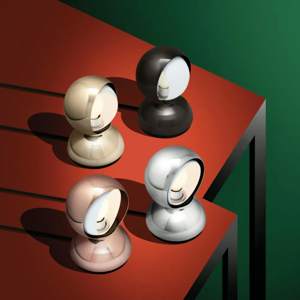 Eclisse T Table Lamp, Gold